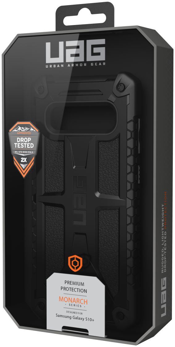 Urban Armor Gear Monarch Hoesje Samsung Galaxy S10 Plus Black afbeelding 15