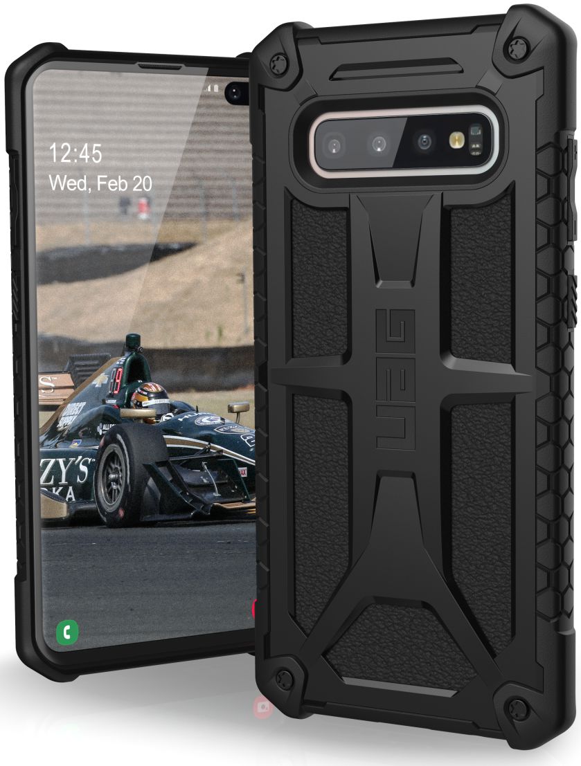 Urban Armor Gear Monarch Hoesje Samsung Galaxy S10 Plus Black afbeelding 2