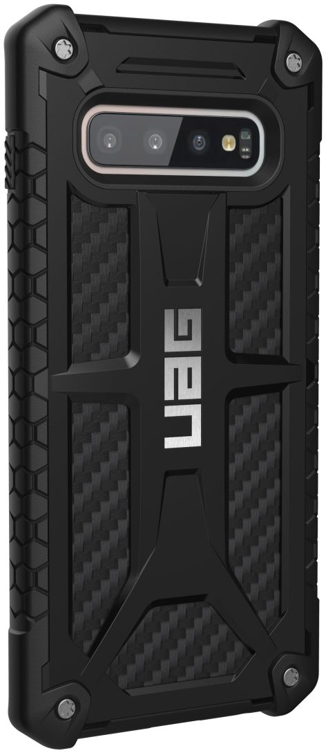 Urban Armor Gear Monarch Hoesje Samsung Galaxy S10 Plus Carbon afbeelding 9