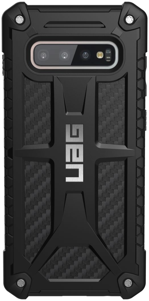 Urban Armor Gear Monarch Hoesje Samsung Galaxy S10 Plus Carbon afbeelding 1
