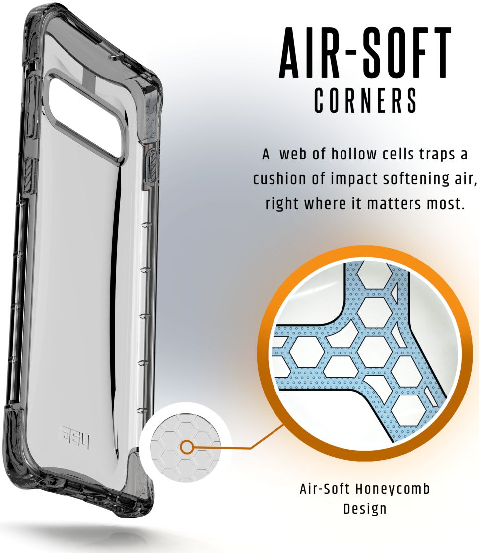 Urban Armor Gear Plyo Hoesje Samsung Galaxy S10 Plus Ice afbeelding 5