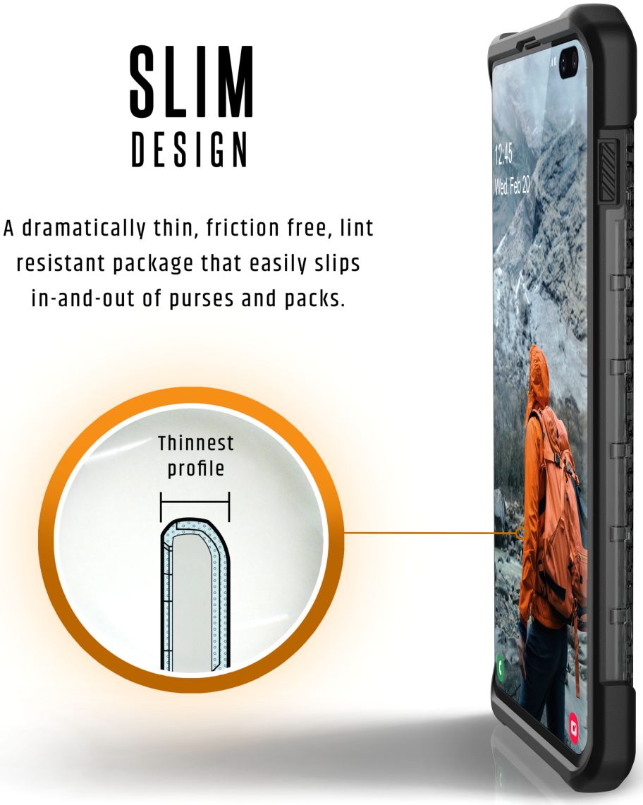 Urban Armor Gear Plasma Hoesje Samsung Galaxy S10 Plus Ash afbeelding 6