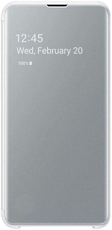 Samsung Galaxy S10E Clear View Cover Wit afbeelding 1