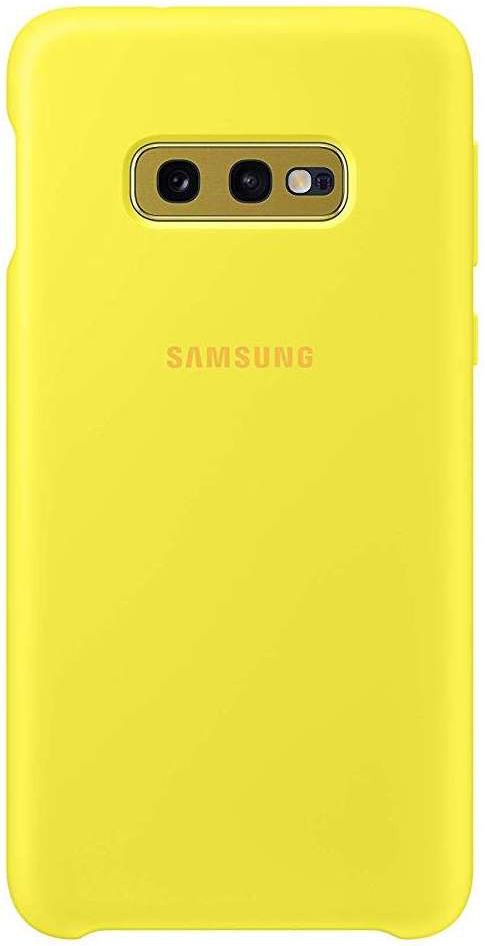 Samsung Galaxy S10E Silicone Cover Geel afbeelding 1