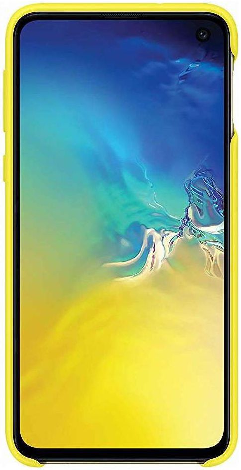 Samsung Galaxy S10E Silicone Cover Geel afbeelding 2
