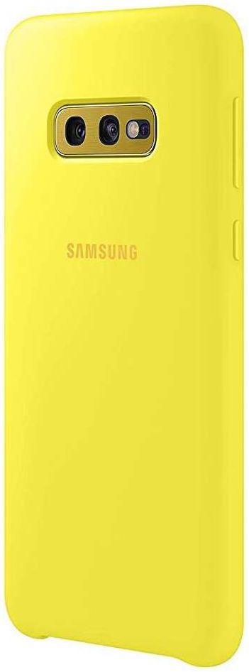 Samsung Galaxy S10E Silicone Cover Geel afbeelding 3