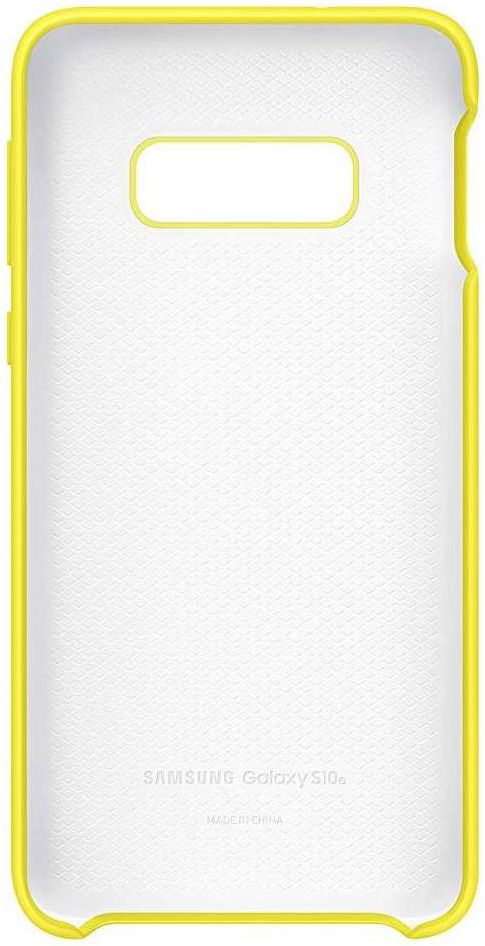 Samsung Galaxy S10E Silicone Cover Geel afbeelding 4