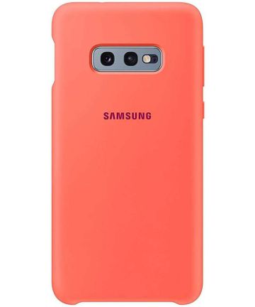 Samsung Galaxy S10E Silicone Cover Roze Hoesjes