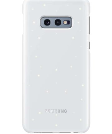 Samsung Galaxy S10E LED Cover Wit Hoesjes