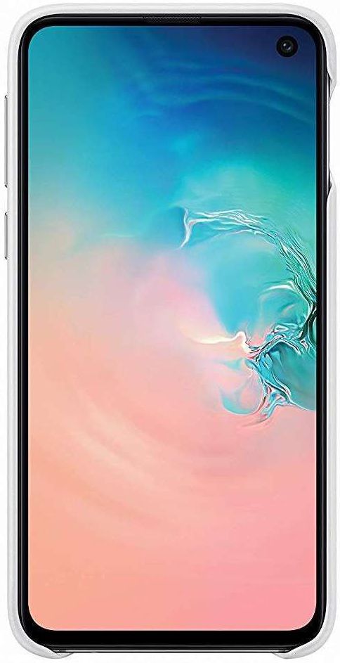 Samsung Galaxy S10E Leather Cover Wit afbeelding 2