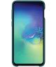 Samsung Galaxy S10E Leather Cover Groen