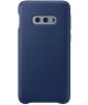 Samsung Galaxy S10E Leather Cover Navy