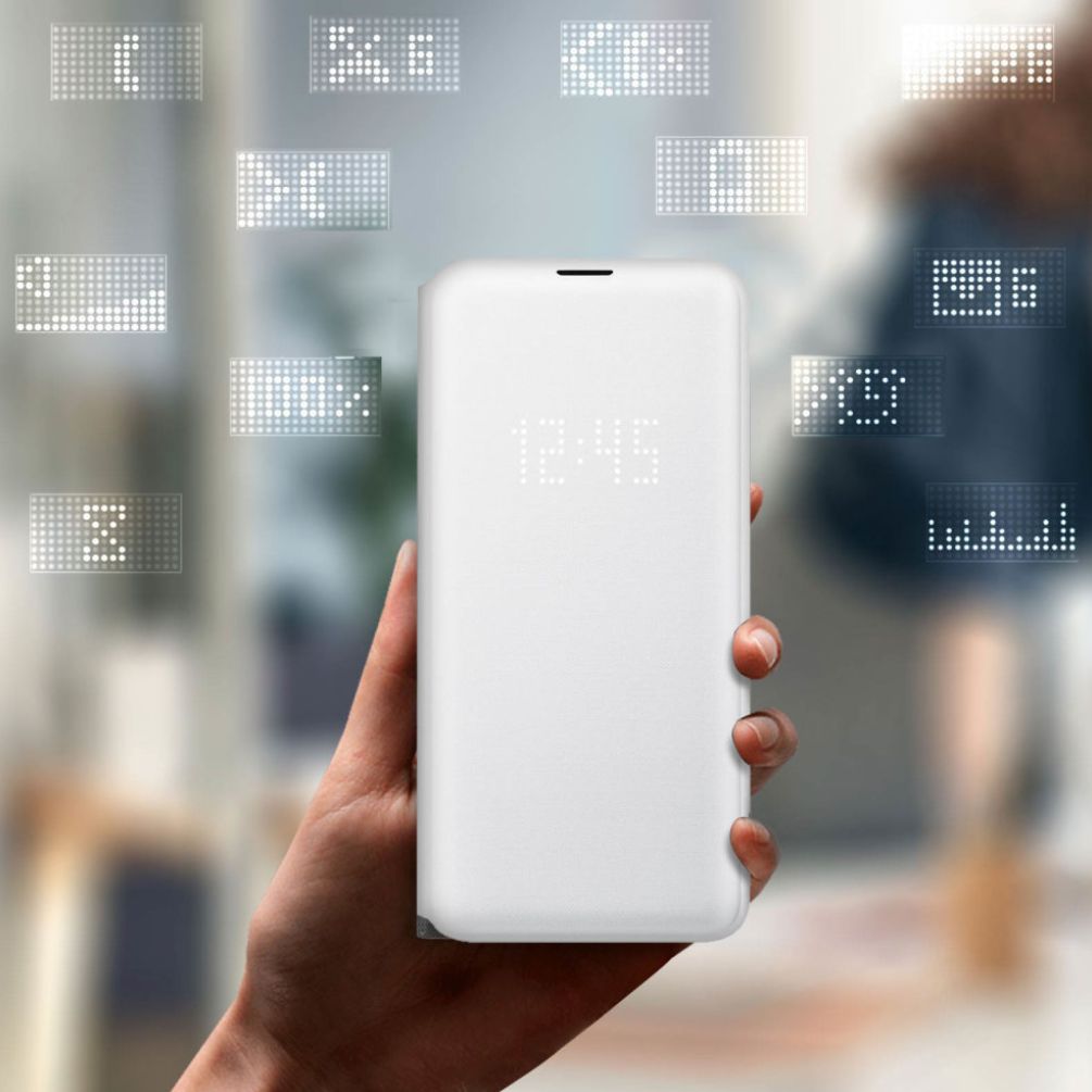Samsung Galaxy S10E LED View Cover Wit afbeelding 3