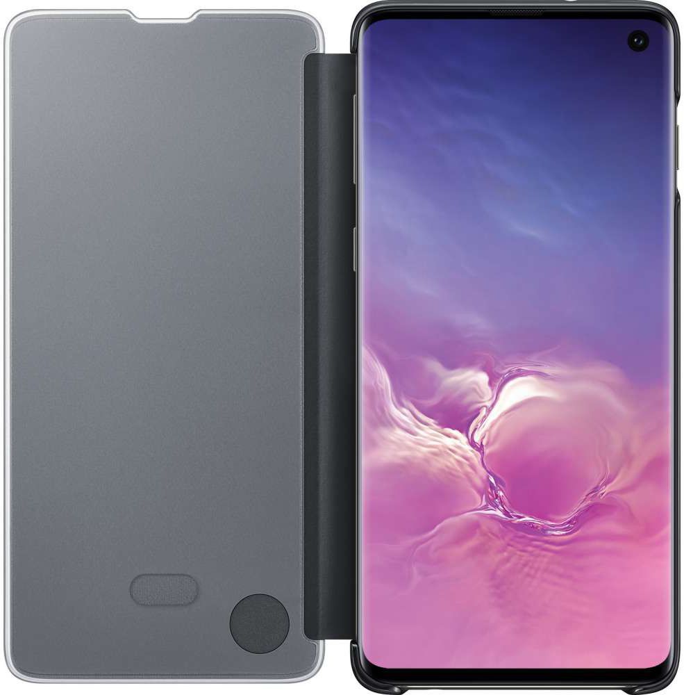Samsung Galaxy S10 Clear View Cover Zwart afbeelding 3