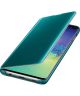 Samsung Galaxy S10 Clear View Cover Groen