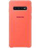 Samsung Galaxy S10 Silicone Cover Roze