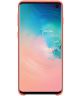 Samsung Galaxy S10 Silicone Cover Roze