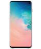 Samsung Galaxy S10 Leather Cover Wit