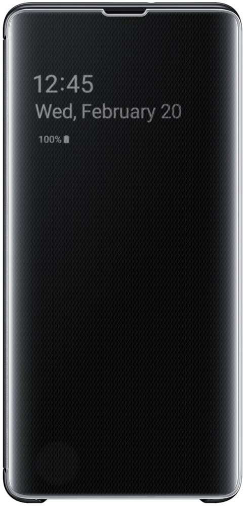 Samsung Galaxy S10 Plus Clear View Cover Zwart afbeelding 1
