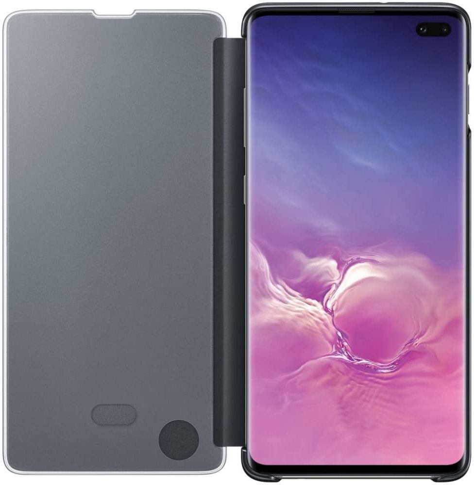 Samsung Galaxy S10 Plus Clear View Cover Zwart afbeelding 3