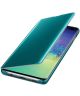 Samsung Galaxy S10 Plus Clear View Cover Groen