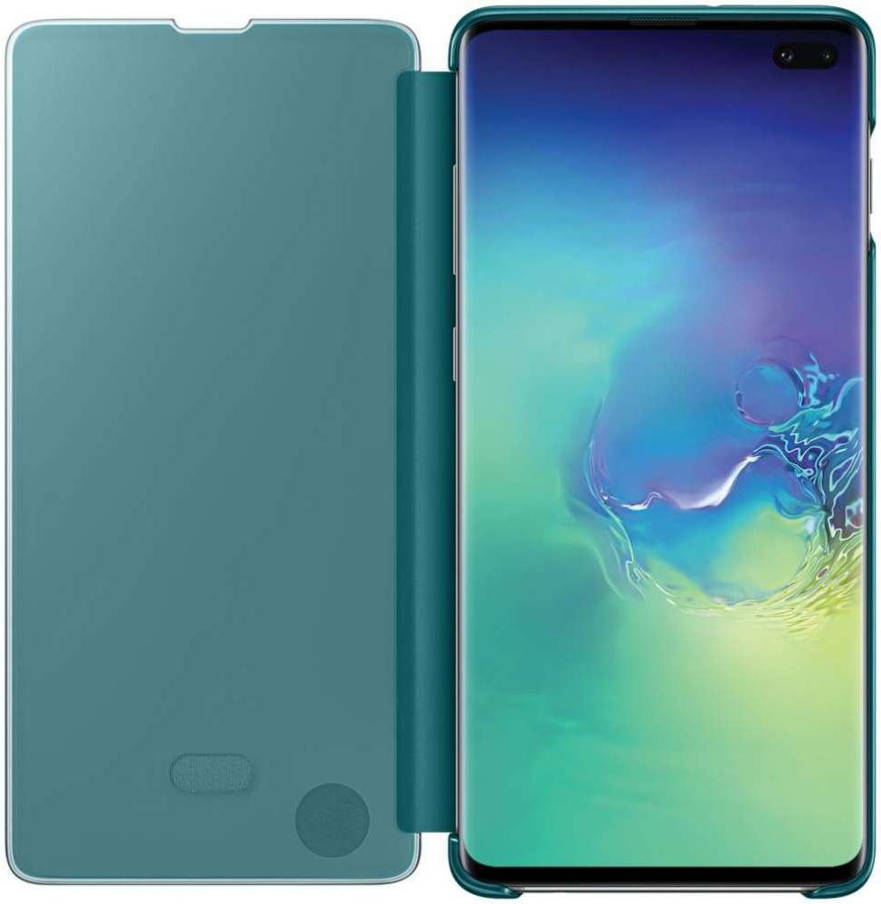 Samsung Galaxy S10 Plus Clear View Cover Groen afbeelding 3