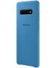 Samsung Galaxy S10 Plus Silicone Cover Blauw