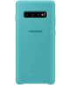Samsung Galaxy S10 Plus Silicone Cover Groen