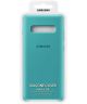 Samsung Galaxy S10 Plus Silicone Cover Groen