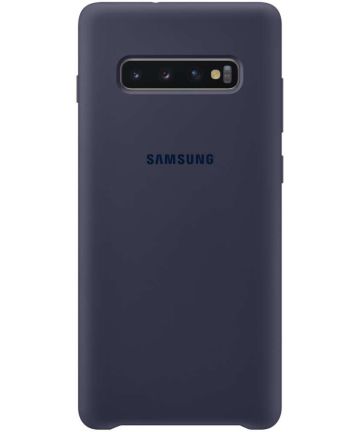 Samsung Galaxy S10 Plus Silicone Cover Navy Hoesjes