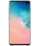 Samsung Galaxy S10 Plus Leather Cover Grijs