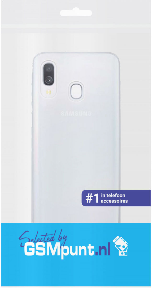 Samsung Galaxy A40 Hoesje Dun TPU Transparant afbeelding 3