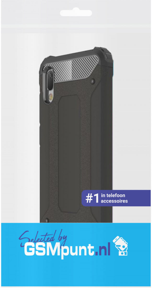 Huawei Y6s / Y6 (2019) Hoesje Hybride Zwart afbeelding 4