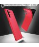 Huawei P30 Pro Twill Slim Texture Back Cover Rood