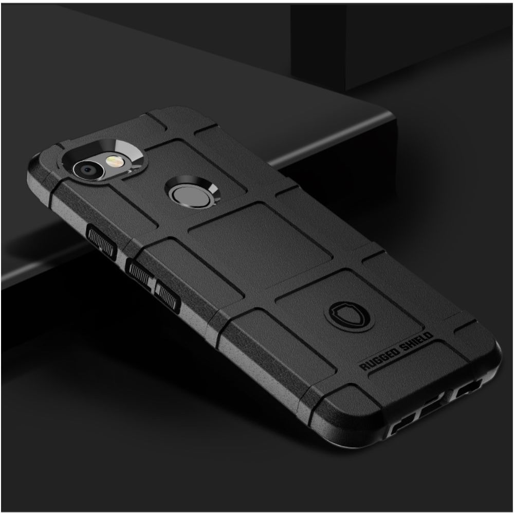 Google Pixel 3A Hybride Rugged Armor Hoesje Zwart afbeelding 4