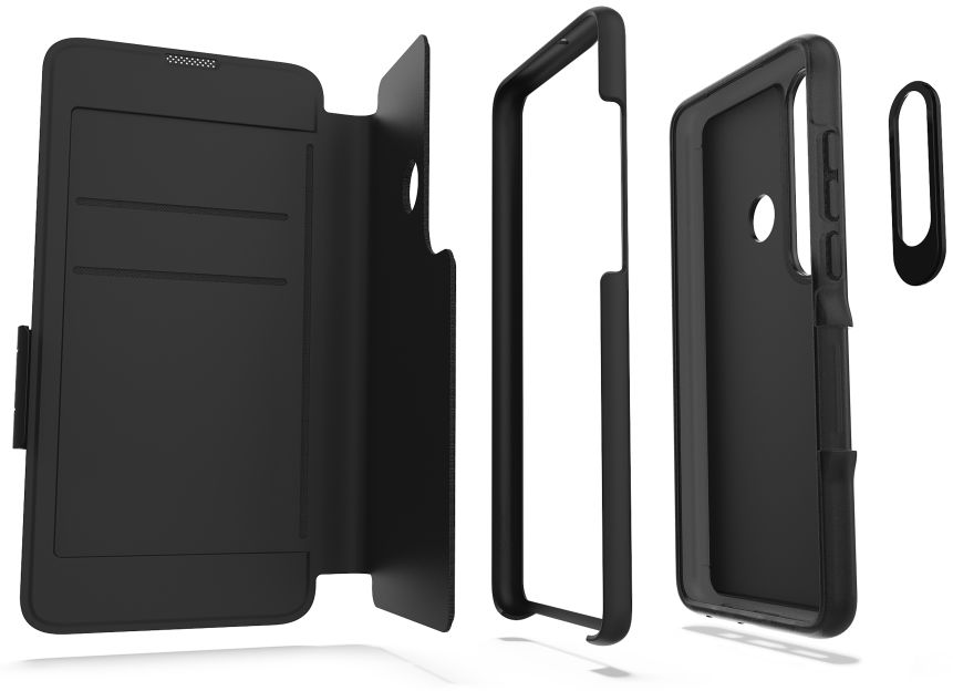 Gear4 D3O Oxford Book Case Hoesje Huawei P30 Pro Zwart afbeelding 8