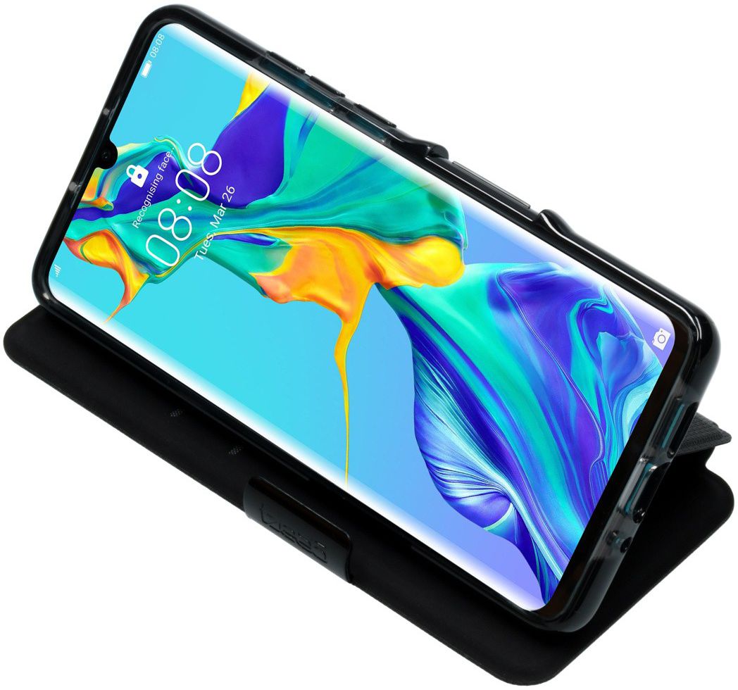Gear4 D3O Oxford Book Case Hoesje Huawei P30 Pro Zwart afbeelding 5