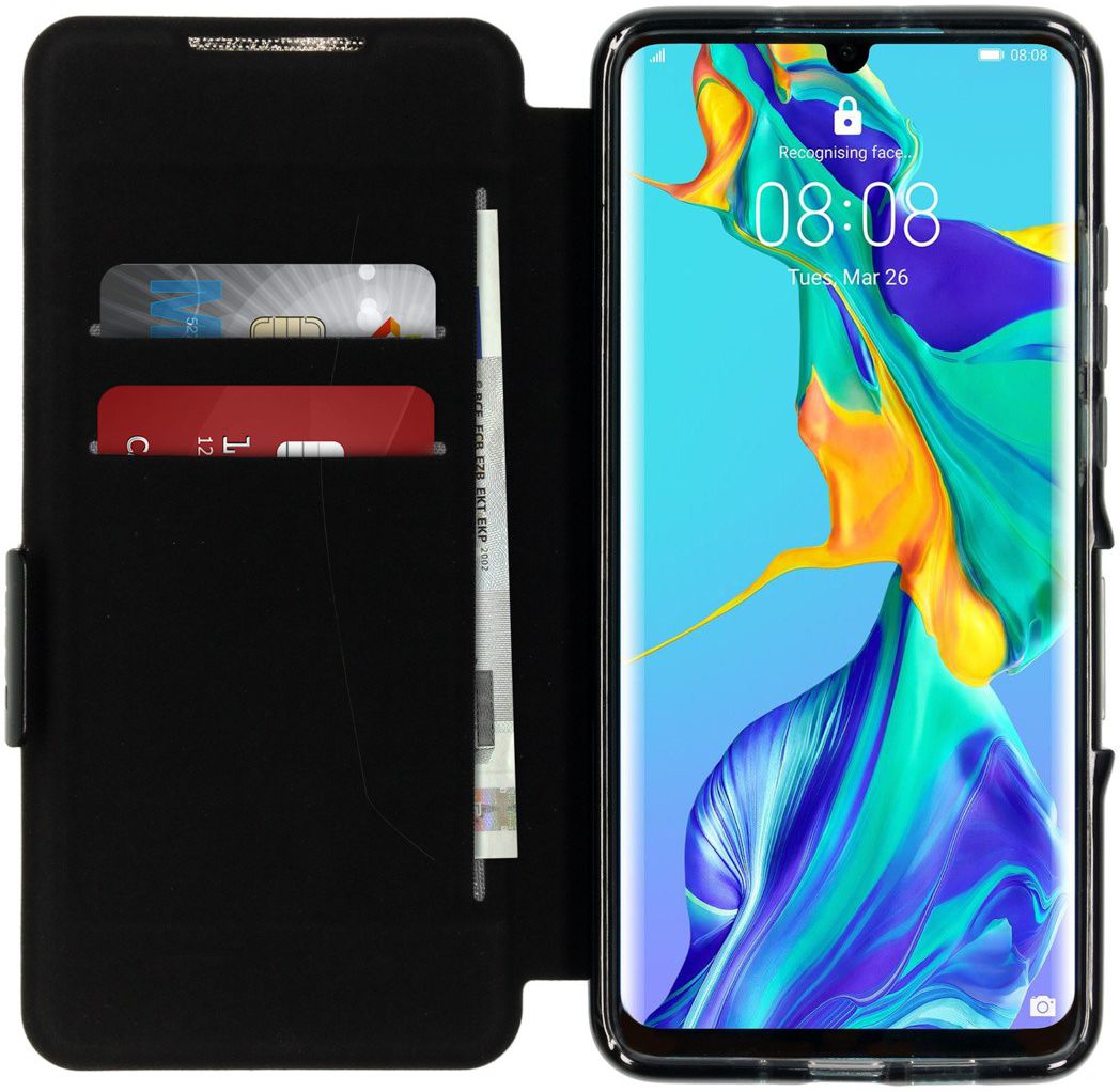 Gear4 D3O Oxford Book Case Hoesje Huawei P30 Pro Zwart afbeelding 1