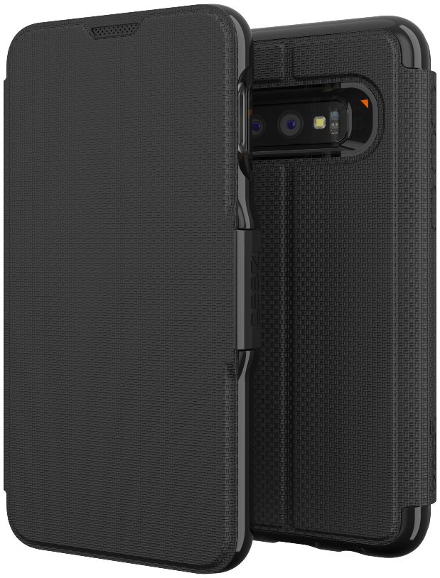 Gear4 D3O Oxford Book Case Hoesje Samsung Galaxy S10E Zwart afbeelding 1