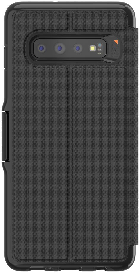 Gear4 D3O Oxford Book Case Hoesje Samsung Galaxy S10 Plus Zwart afbeelding 2