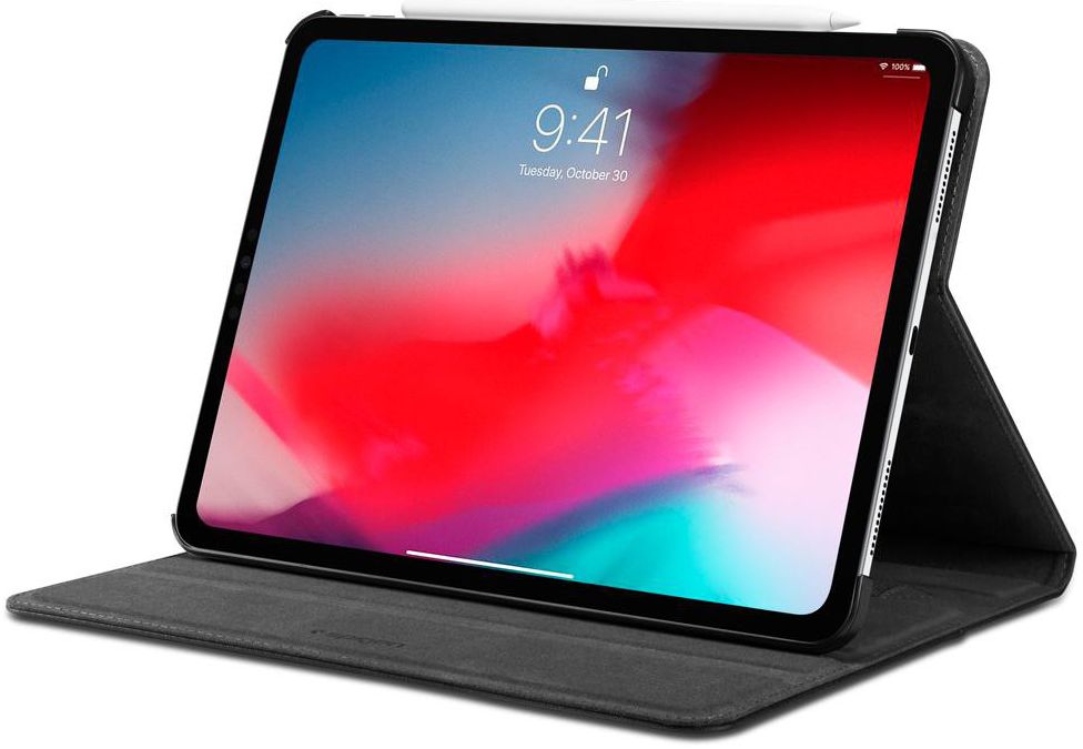 Spigen Stand Folio Apple iPad Pro 11 2018 / Air 2020 Hoes Zwart afbeelding 10
