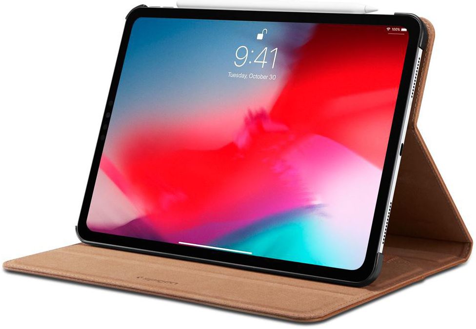 Spigen Stand Folio Apple iPad Pro 11 (2018) Hoes Bruin afbeelding 10