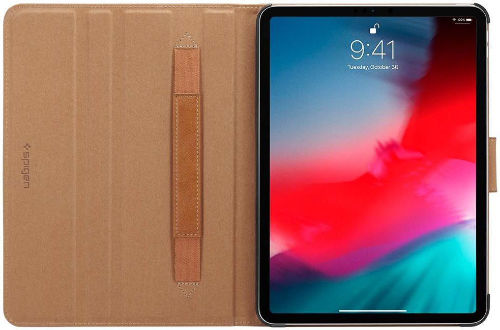 Spigen Stand Folio Apple iPad Pro 11 (2018) Hoes Bruin afbeelding 8