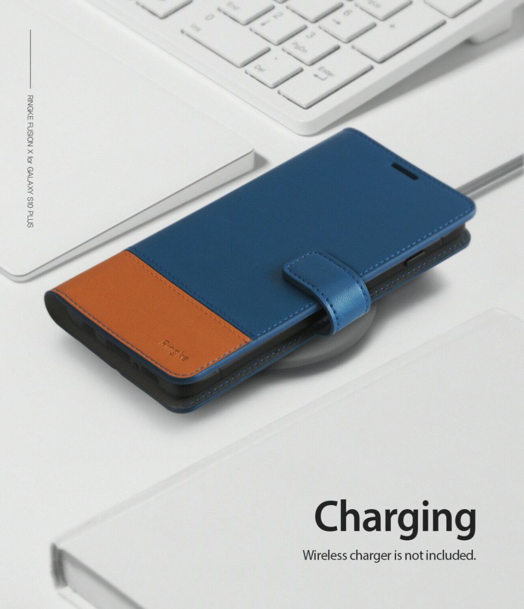 Ringke Wallet Samsung Galaxy S10 Book Case Blauw afbeelding 5