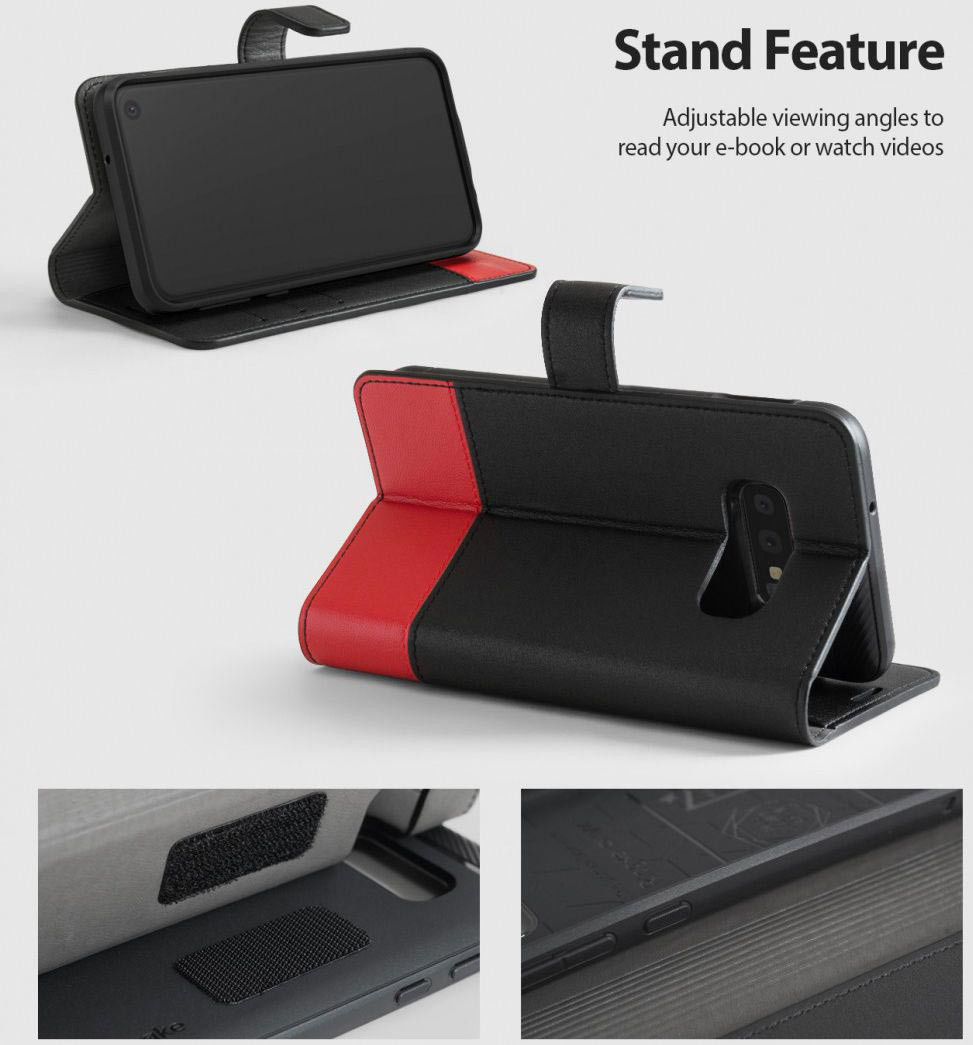 Ringke Wallet Samsung Galaxy S10 Plus Book Case Zwart afbeelding 4