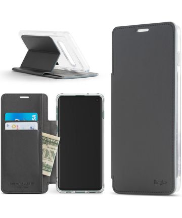 Ringke Wallet Fit Samsung Galaxy S10 Book Case Zwart Hoesjes