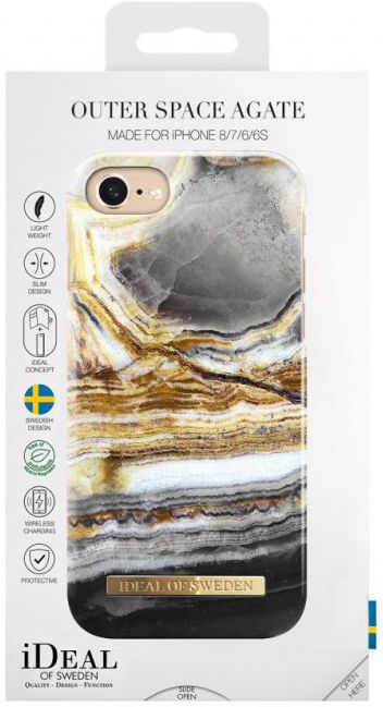 iDeal of Sweden iPhone 8 / 7 / 6(s) Fashion Hoesje Outer Space Agate afbeelding 4
