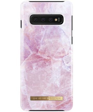 iDeal of Sweden Samsung Galaxy S10 Fashion Hoesje Pilion Pink Marble Hoesjes