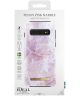 iDeal of Sweden Samsung Galaxy S10 Fashion Hoesje Pilion Pink Marble