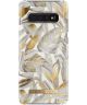 iDeal of Sweden Samsung Galaxy S10 Plus Fashion Hoesje Platinum Leaves